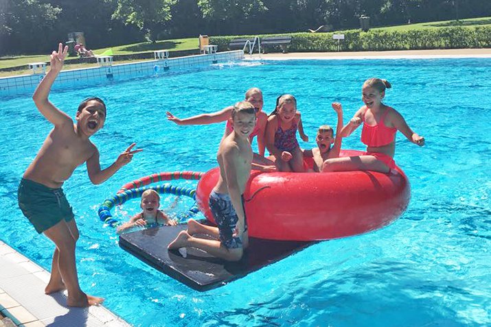 Iedere dag zwemmen, hoe leuk is dat!